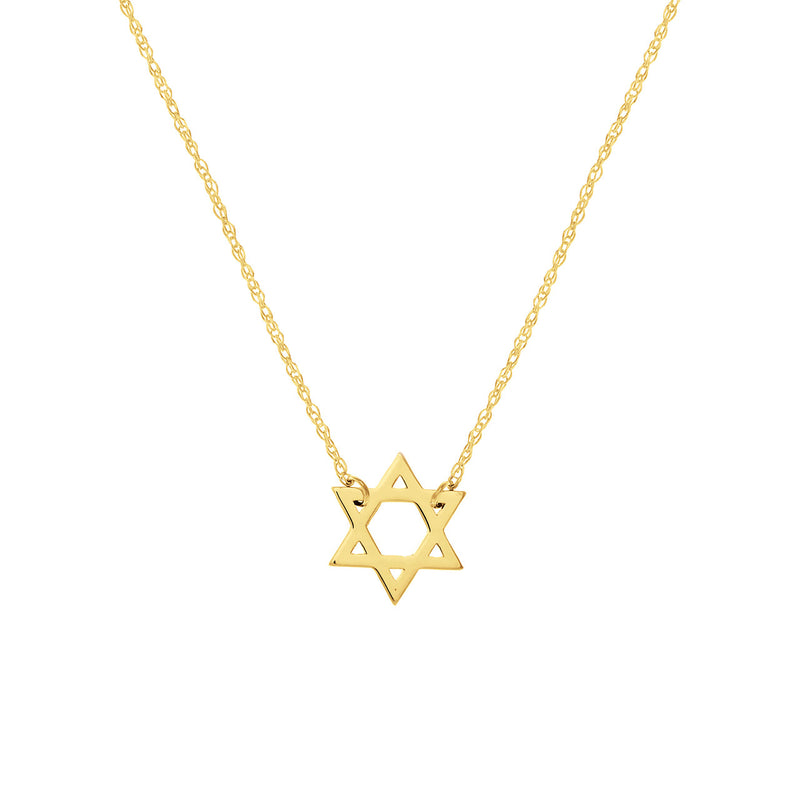 14K SMALL STAR OF DAVID NECKLACE