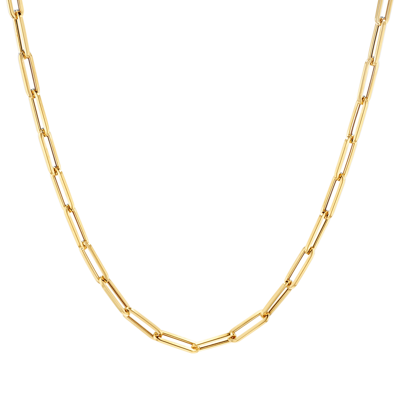 14K CLASSIC PAPERCLIP CHAIN 20”