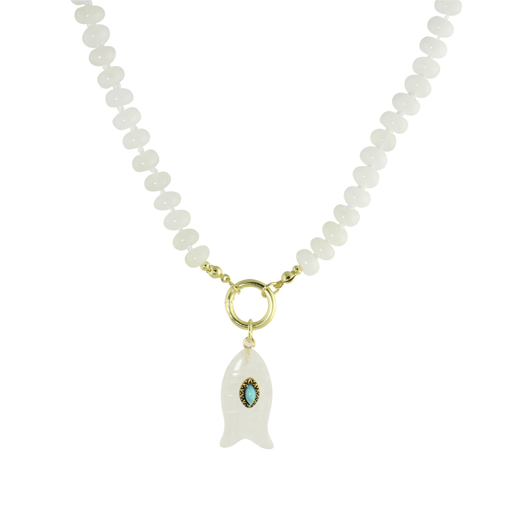 white fish necklace