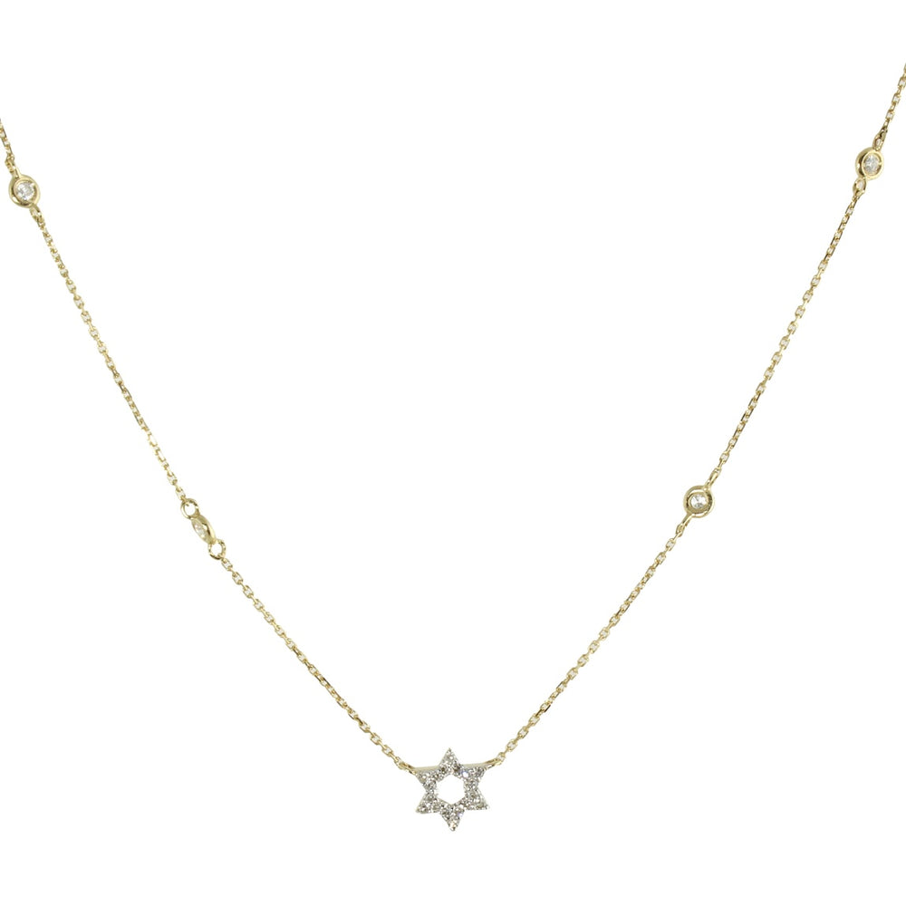 Diamonds by the yard diamond Star of David necklace 
