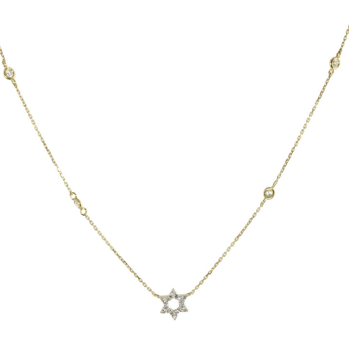 Diamonds by the yard diamond Star of David necklace 