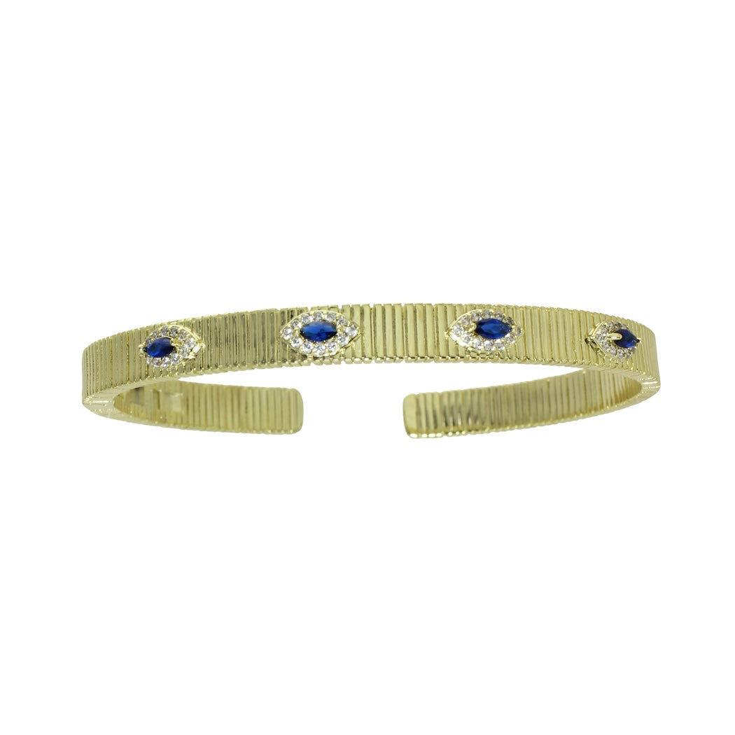 EVIL EYE CUFF BANGLE