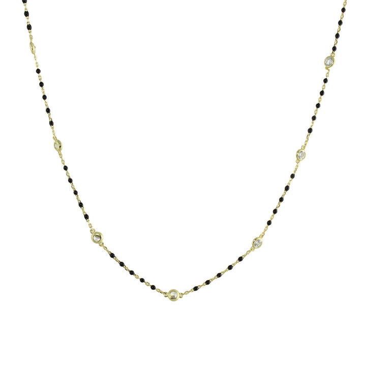 COLOR DIAMONDS BY THE YARD NECKLACE