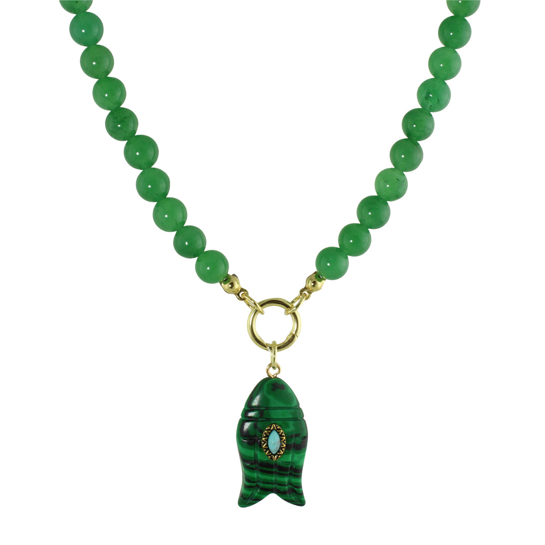 COLOR FISH BEAD NECKLACE