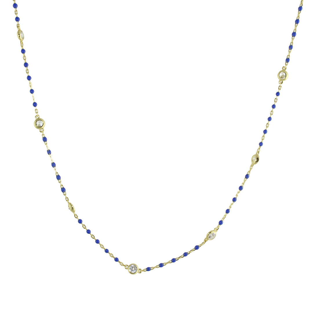 COLOR DIAMONDS BY THE YARD NECKLACE