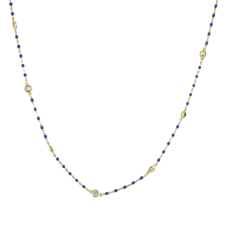 COLOR DIAMONDS BY THE YARD NECKLACE