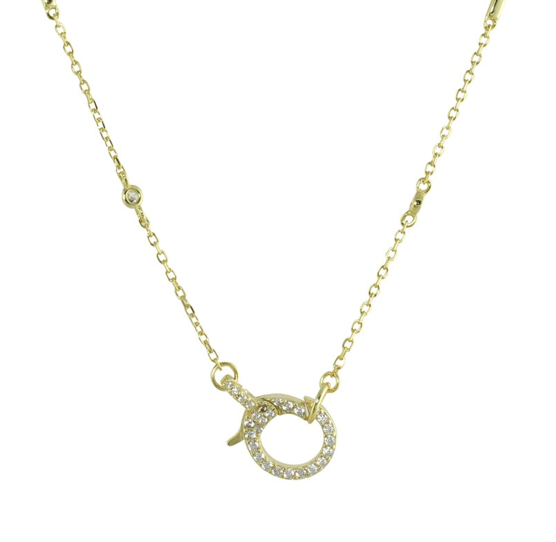 LOBSTER LOCK LINK NECKLACE
