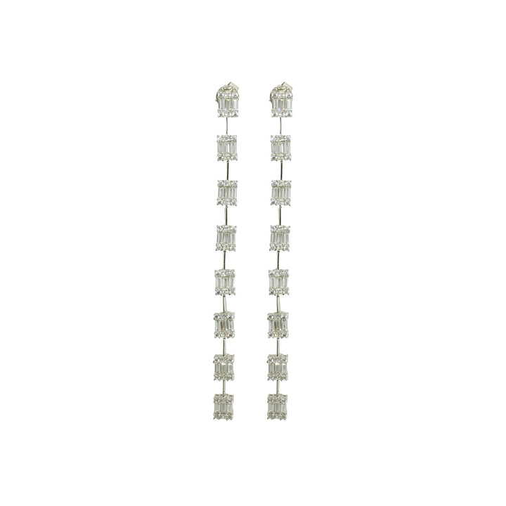 BAGUETTE LINEAR EARRINGS