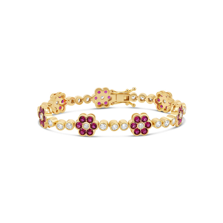 FLOWER TENNIS BRACELET