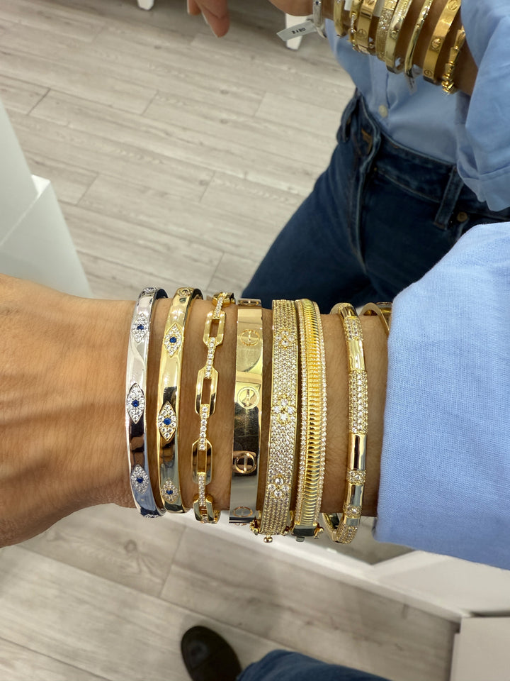 GOLD LINK BANGLE