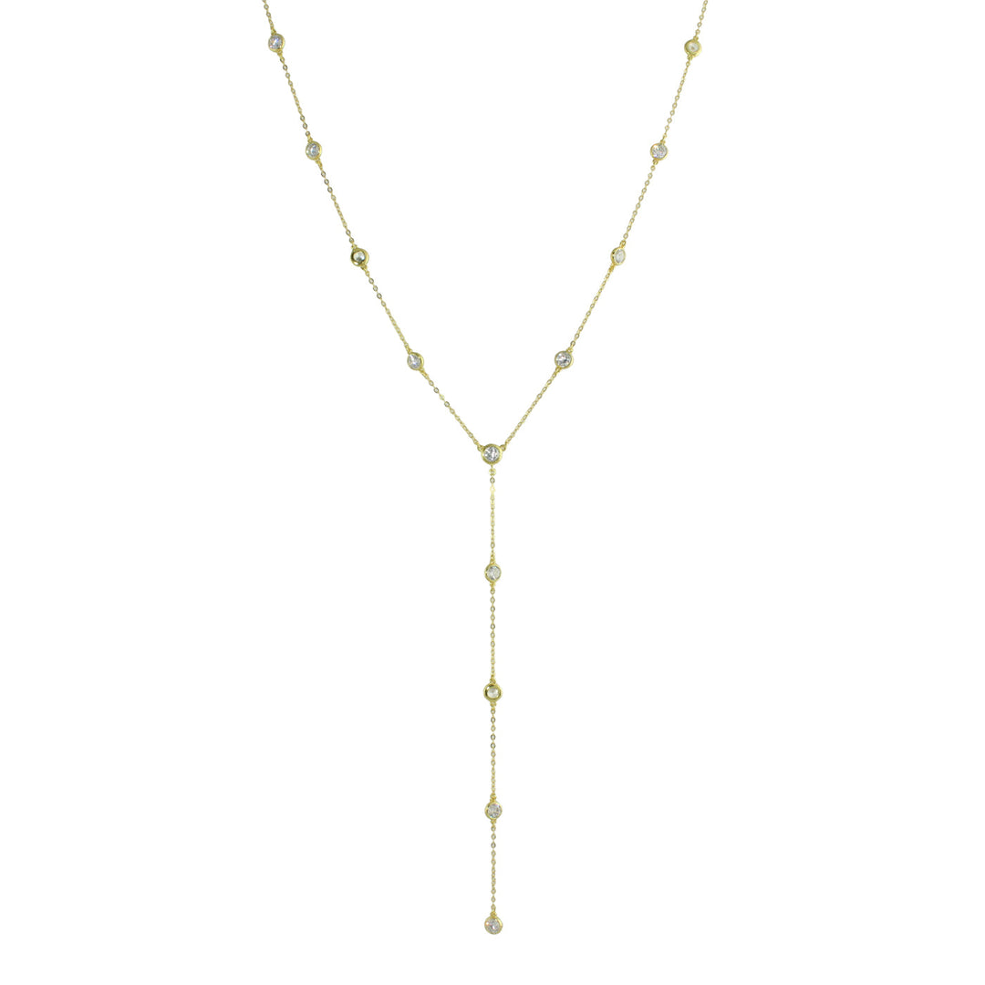DIAMOND STATION LARIAT &amp; CHOKER  SET