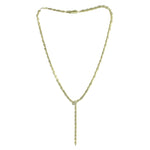 Vermeil snake necklace