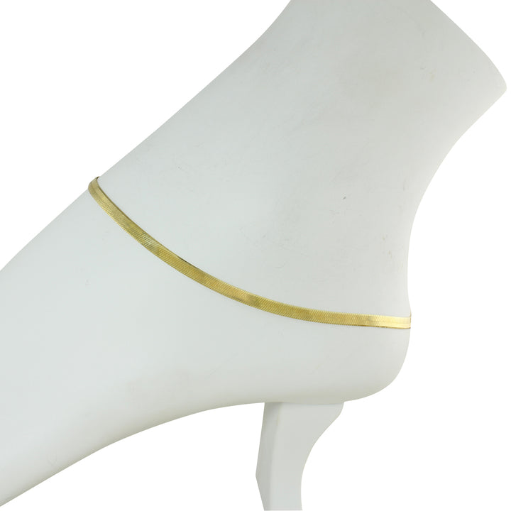 HERRINGBONE ANKLET