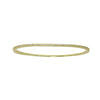 Diamond thin oval bangle 