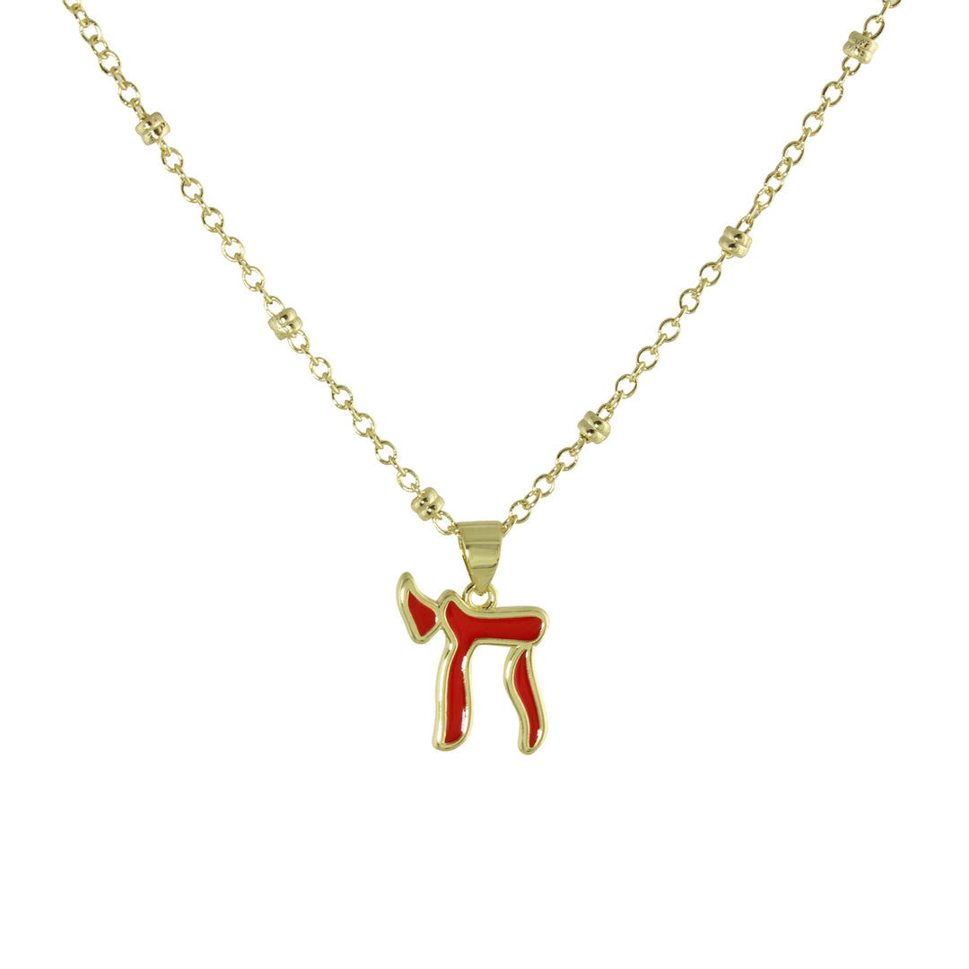 MINI ENAMEL CHAI NECKLACE