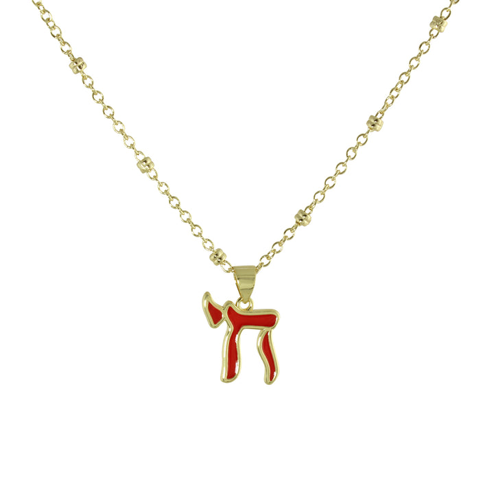 MINI ENAMEL CHAI NECKLACE