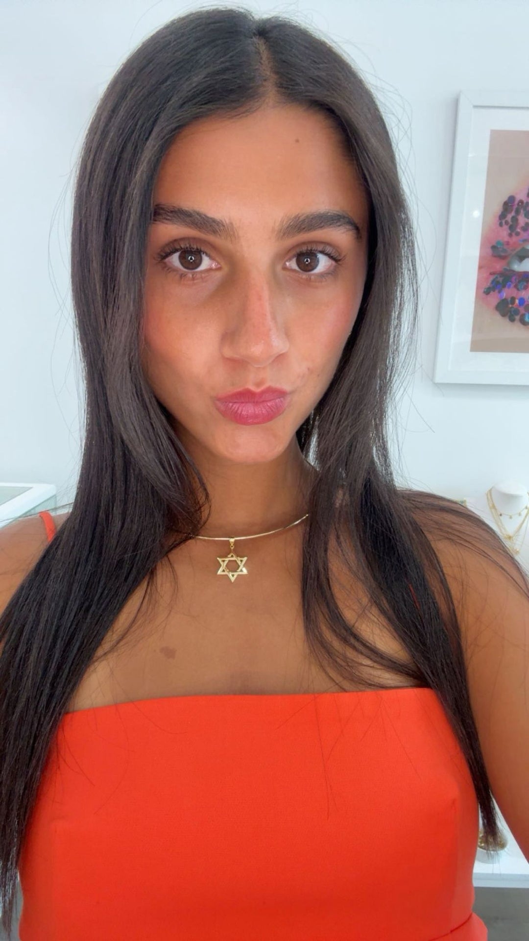 STAR OF DAVID ROPE NECKLACE