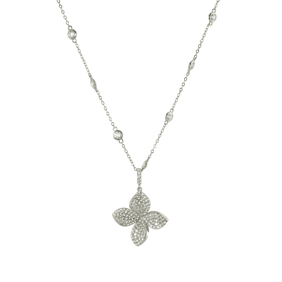 FLOWER DIAMONDS BY THE YARD NECKLACE