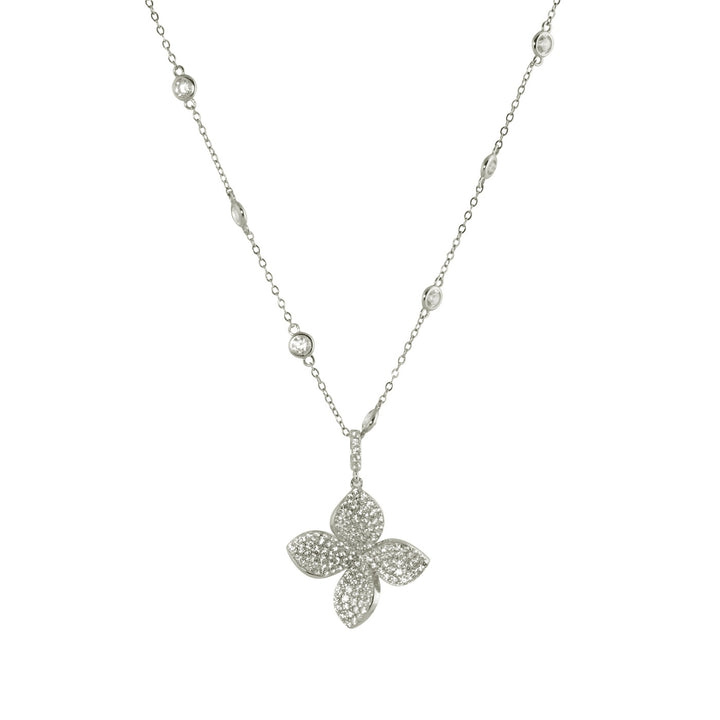 FLOWER DIAMONDS BY THE YARD NECKLACE