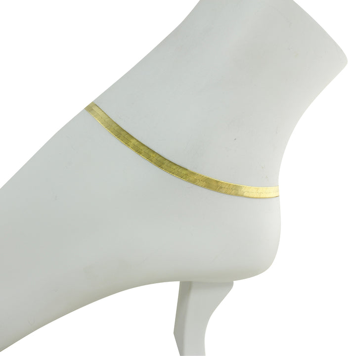 HERRINGBONE ANKLET