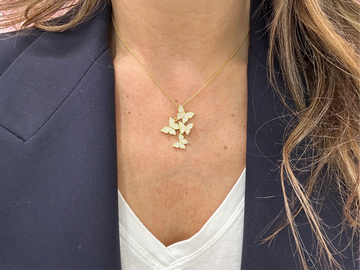 FLOATING BUTTERFLIES NECKLACE