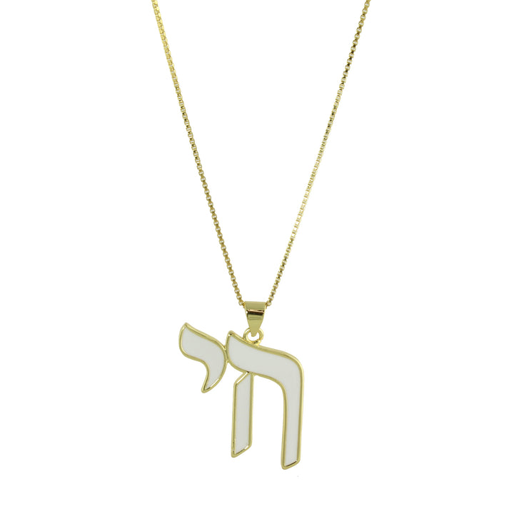 ENAMEL CHAI NECKLACE