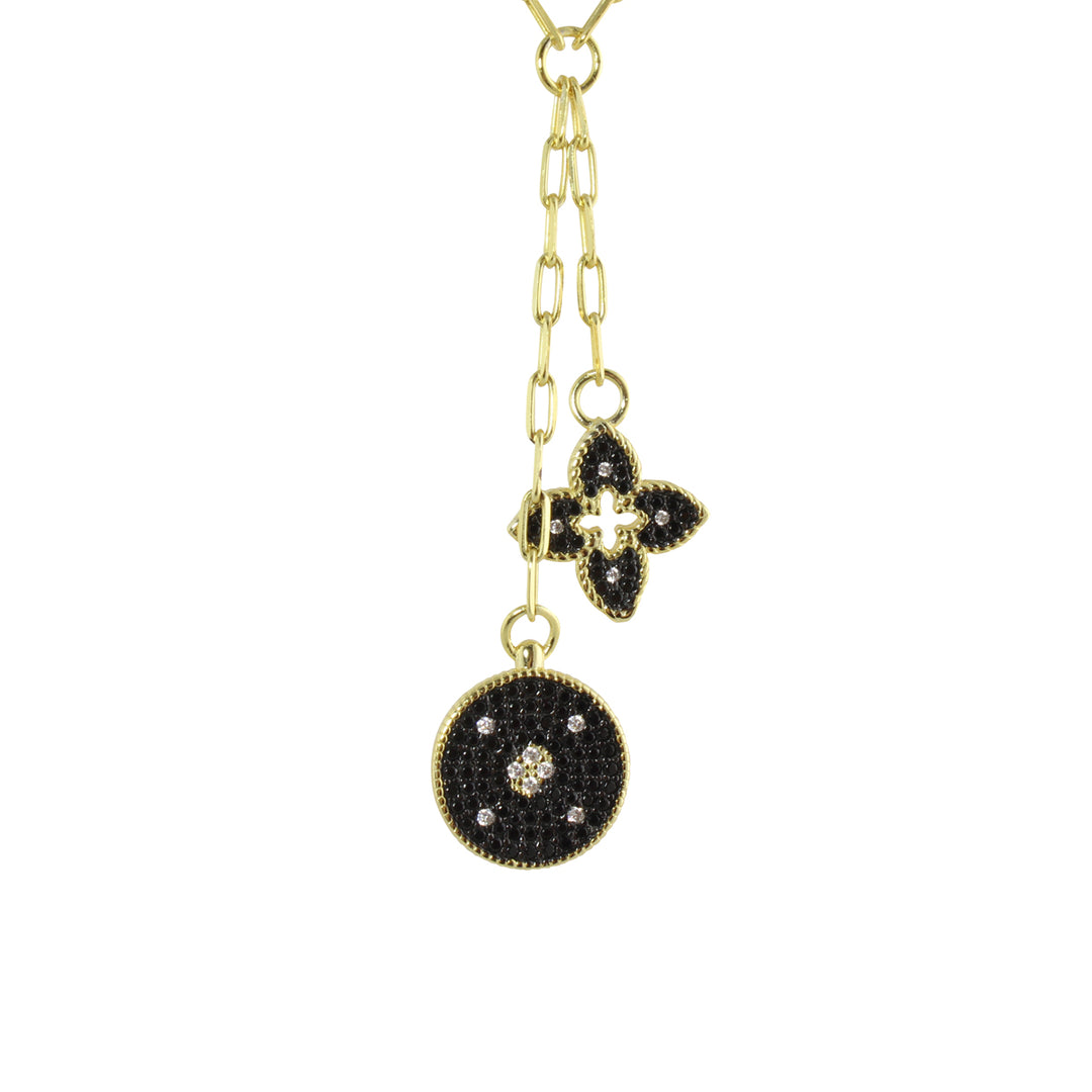 DOUBLE DROP CLOVER LARIAT