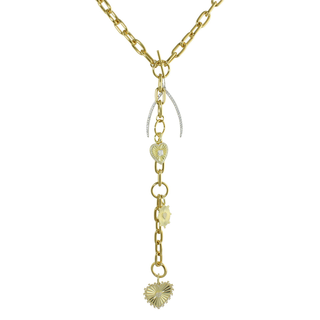 MULTI CHARM LINK LARIAT