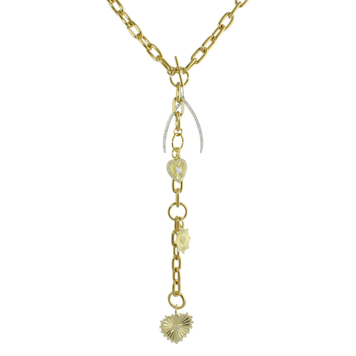 MULTI CHARM LINK LARIAT