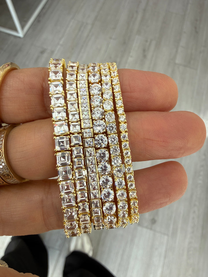PRINCESS CUT TENNIS BRACELET