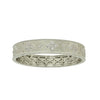 BRUSHED GOLD CZ EMBELLISHED BANGLE