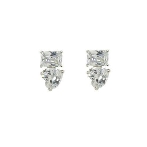 2 STONE EARRINGS