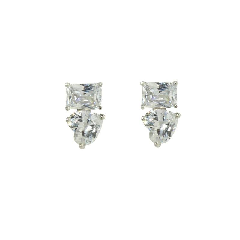 2 STONE EARRINGS