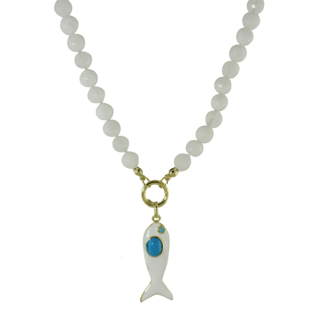 COLOR FISH BEAD NECKLACE