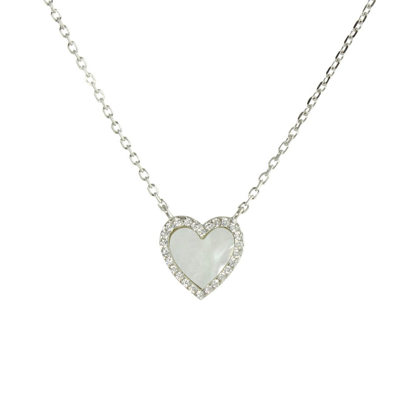 ENAMEL HEART NECKLACE