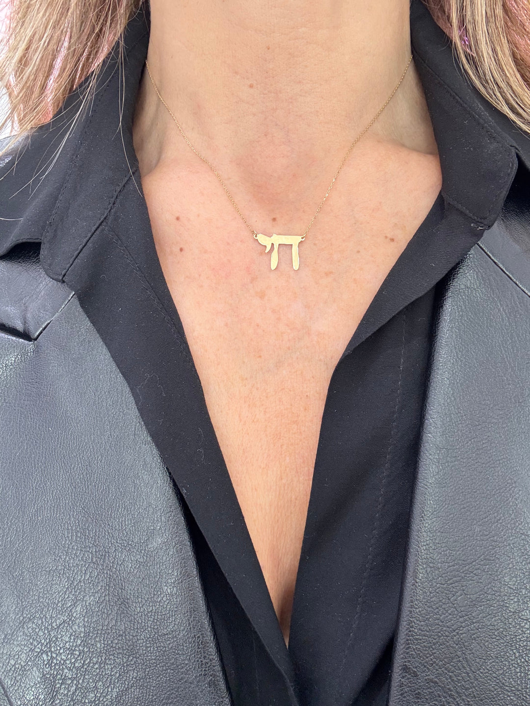 Plain gold khai necklace 