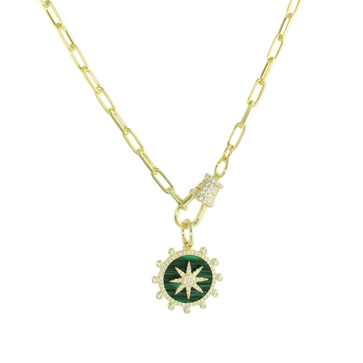 malachite necklace  