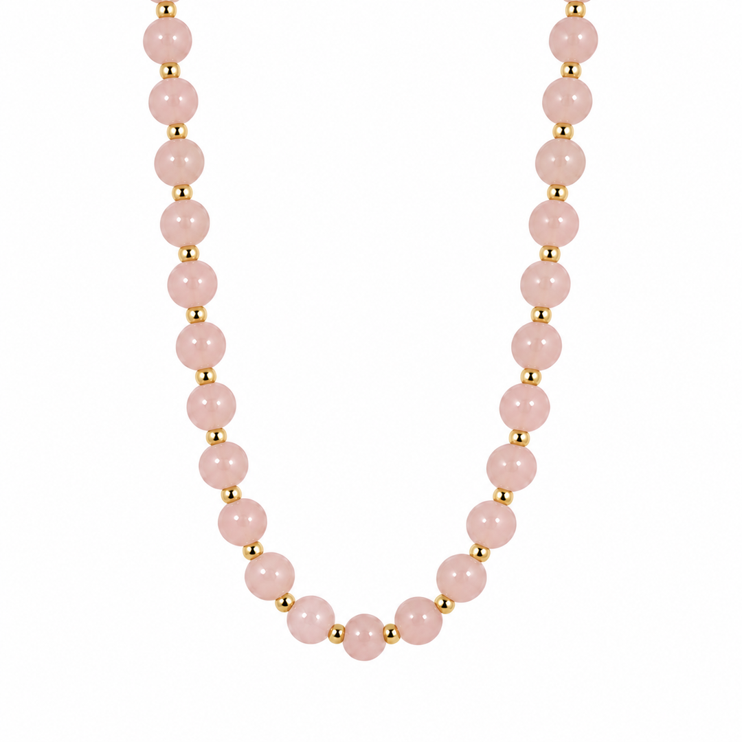 LONG COLOR BEAD NECKLACE