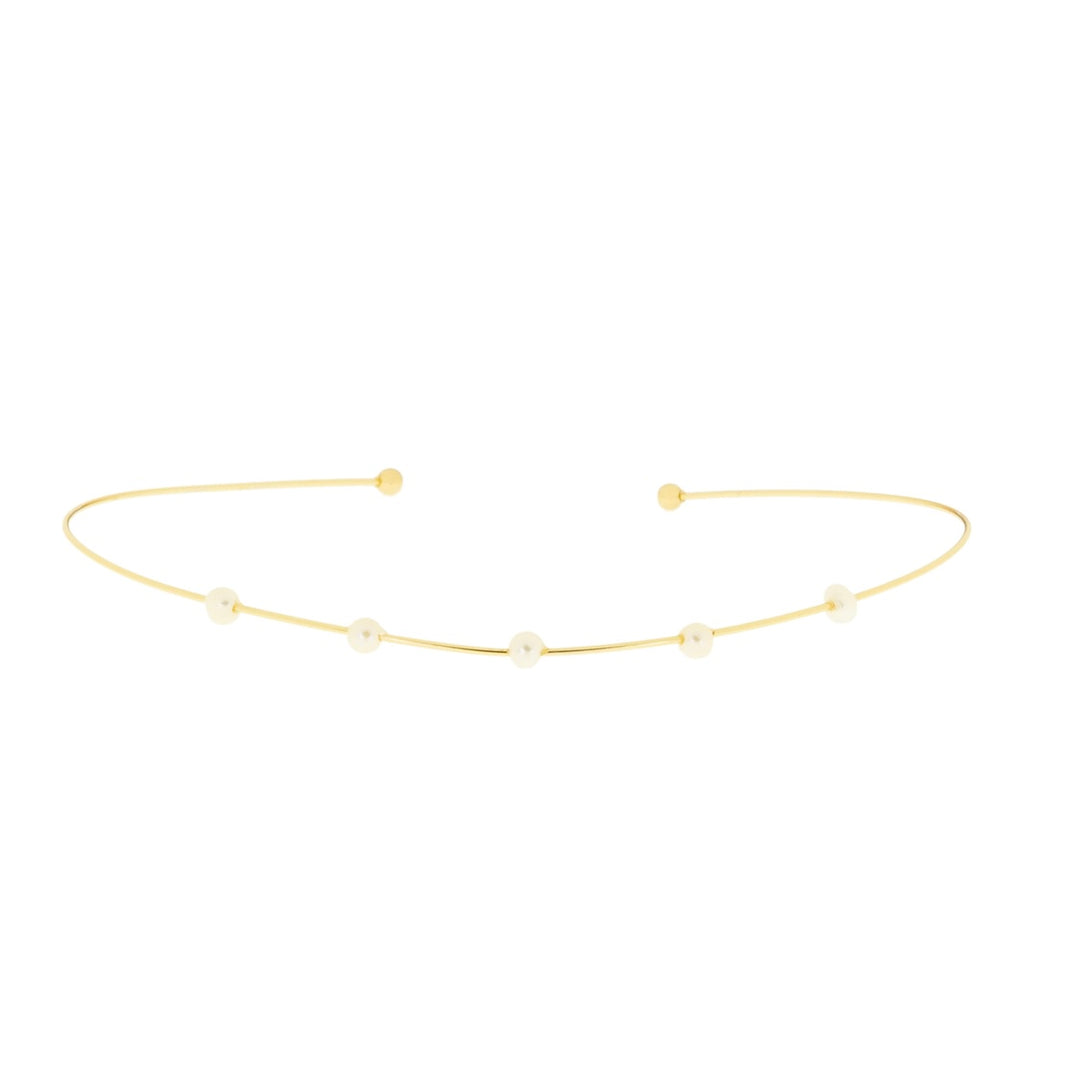 DELICATE FLEX PEARL CHOKER