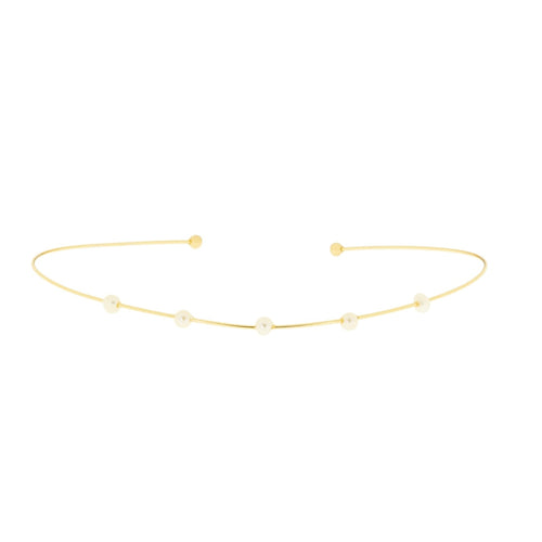 DELICATE FLEX PEARL CHOKER