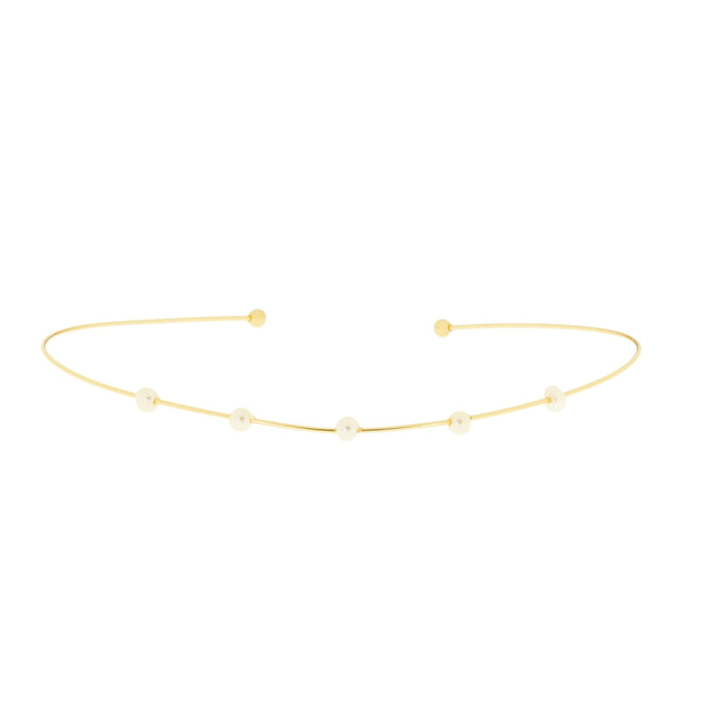 DELICATE FLEX PEARL CHOKER