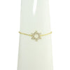 Gold star of David Link bracelet