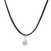 PEAR SOLITAIRE NECKLACE