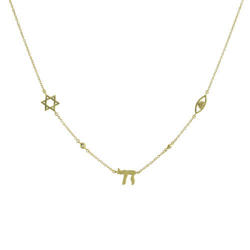 Gold Chai necklace 