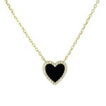 ENAMEL HEART NECKLACE