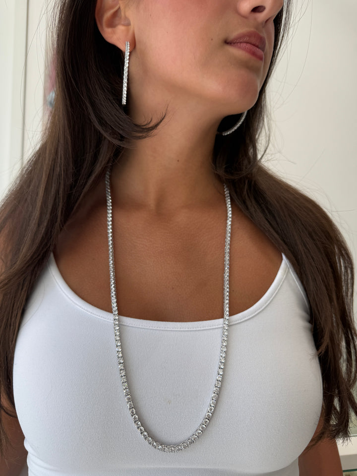 LONG TENNIS NECKLACE