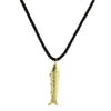 gold sardine fish necklaces