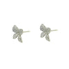 SMALL PAVÈ FLOWER EARRINGS