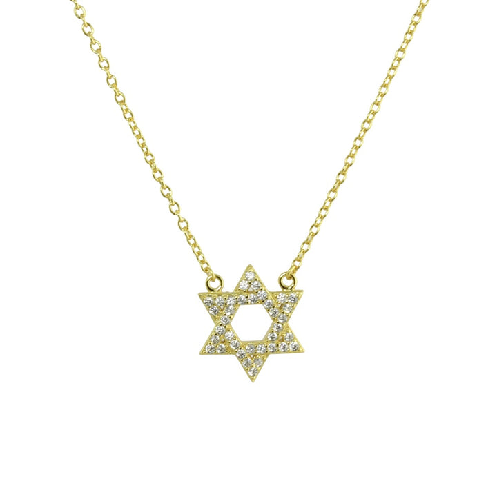 CZ STAR OF DAVID NECKLACE