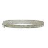 Silver all pavé Bangle